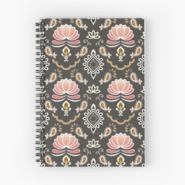 Item preview, Indian Lotus Paisley Seamless Pattern for Home Decor | Ethnic Floral Boho Background designed and sold by CHANCHANAI.