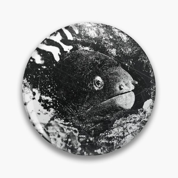 Item preview, Moray Eel Dark Ocean Natural History Circular Art designed and sold by Ghoul Enterprises.