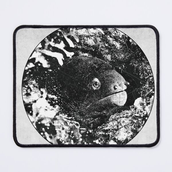 Item preview, Moray Eel Dark Ocean Natural History Circular Art designed and sold by Ghoul Enterprises.