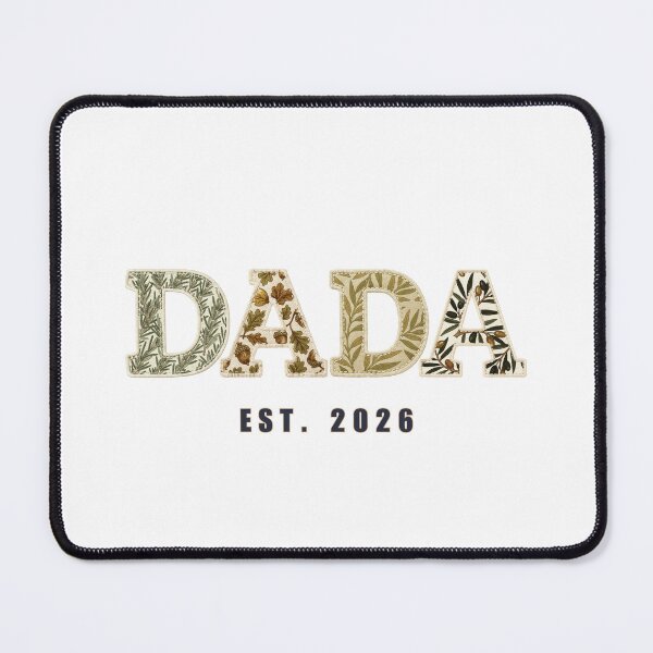 Item preview, Dada Est 2026 Shirt Design New Dad First Time Father Botanical Patchwork Gift designed and sold by Panom Suavichien.