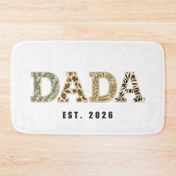 Item preview, Dada Est 2026 Shirt Design New Dad First Time Father Botanical Patchwork Gift designed and sold by Panom Suavichien.