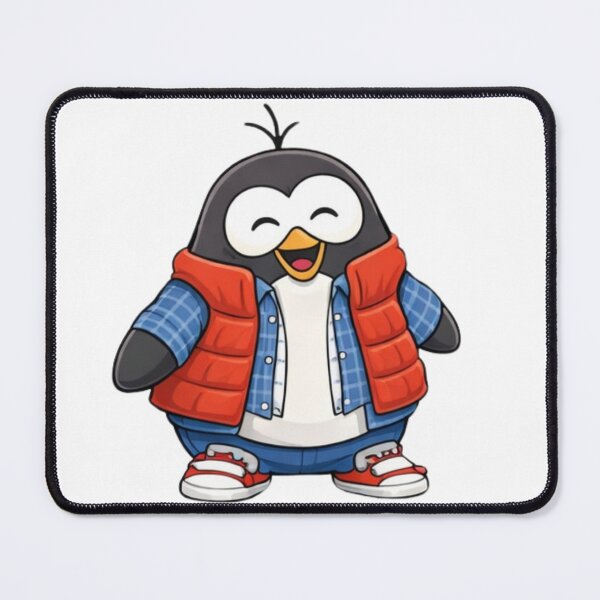 Item preview, Sci-fi cosplaying penguin - Time-travelling Hill Valley adventurer designed and sold by PoppyThePenguin.