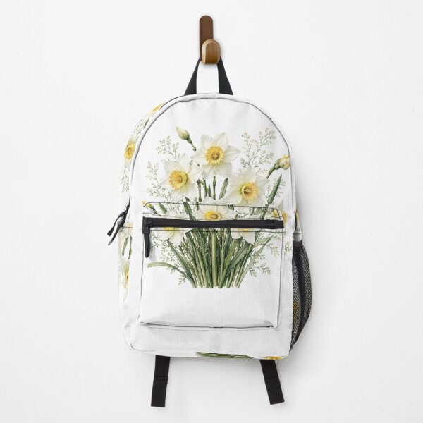 Item preview, Vintage White Narcissus Bouquet Botanical Illustration Watercolor Paperwhite Flowers designed and sold by Panom Suavichien.