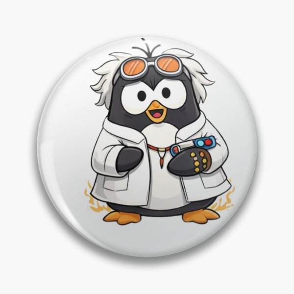 Item preview, Sci-fi cosplaying penguin - Time-travelling Hill Valley adventurer designed and sold by PoppyThePenguin.