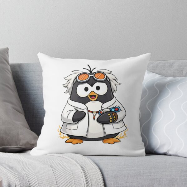 Item preview, Sci-fi cosplaying penguin - Time-travelling Hill Valley adventurer designed and sold by PoppyThePenguin.