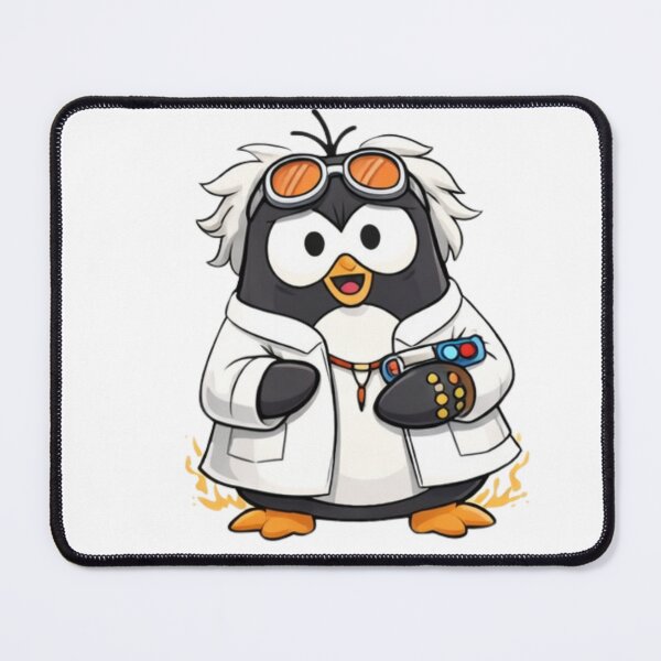 Item preview, Sci-fi cosplaying penguin - Time-travelling Hill Valley adventurer designed and sold by PoppyThePenguin.