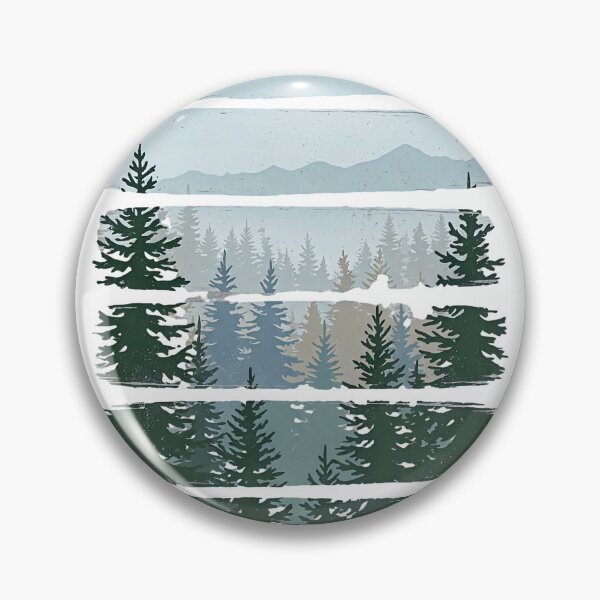 Item preview, Vintage Forest Horizon Slice Landscape designed and sold by drawlinershop.