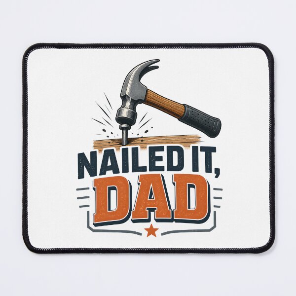 Item preview, Nailed It Dad Funny Carpenter Father’s Day T-Shirt designed and sold by FestivityFinds.