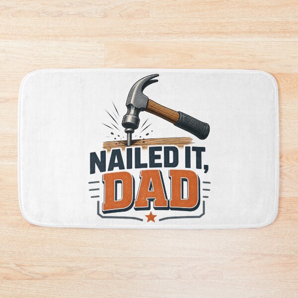 Item preview, Nailed It Dad Funny Carpenter Father’s Day T-Shirt designed and sold by FestivityFinds.