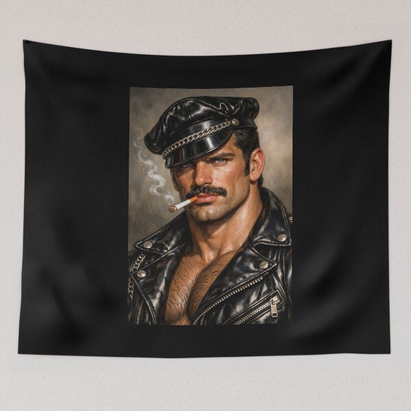 Item preview, Gay Leather Daddy Biker Leather Bar Days Leder Pride Graphic Design designed and sold by ItsAKinkThing.