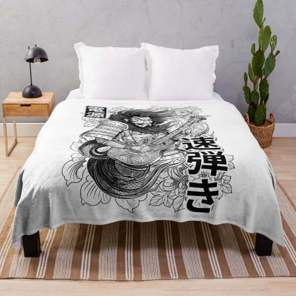 Item preview, Guitarist Samurai Electric Guitar Player Heavy Metal Music designed and sold by GrandeDuc.
