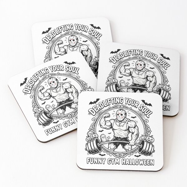 Item preview, Deadlifting Your Soul - Funny Jason Halloween Gym designed and sold by Brexmore3.