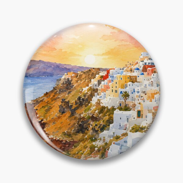 Item preview, Santorini Caldera designed and sold by HOMETOWN86.