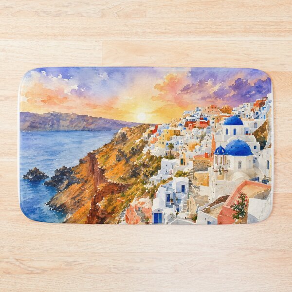 Item preview, Santorini Caldera designed and sold by HOMETOWN86.