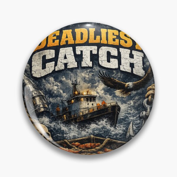 Item preview, Deadliest Catch Vintage Crab Fishing Design designed and sold by Paletteorama.