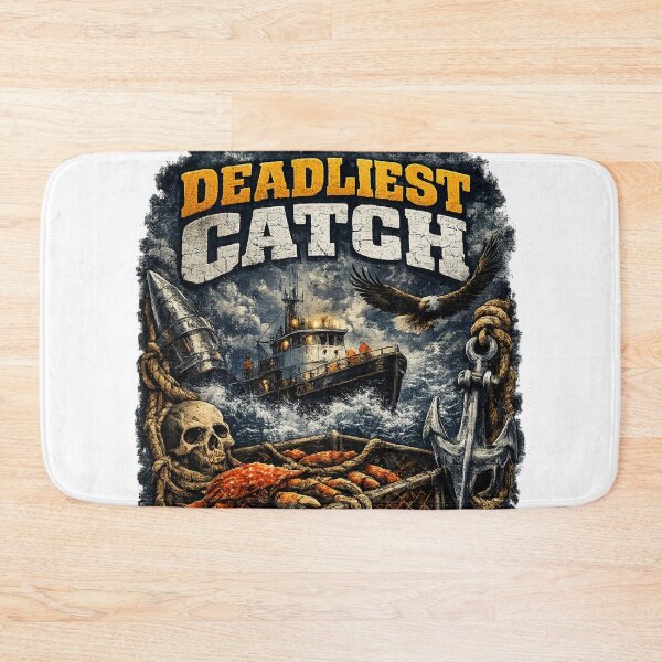 Item preview, Deadliest Catch Vintage Crab Fishing Design designed and sold by Paletteorama.