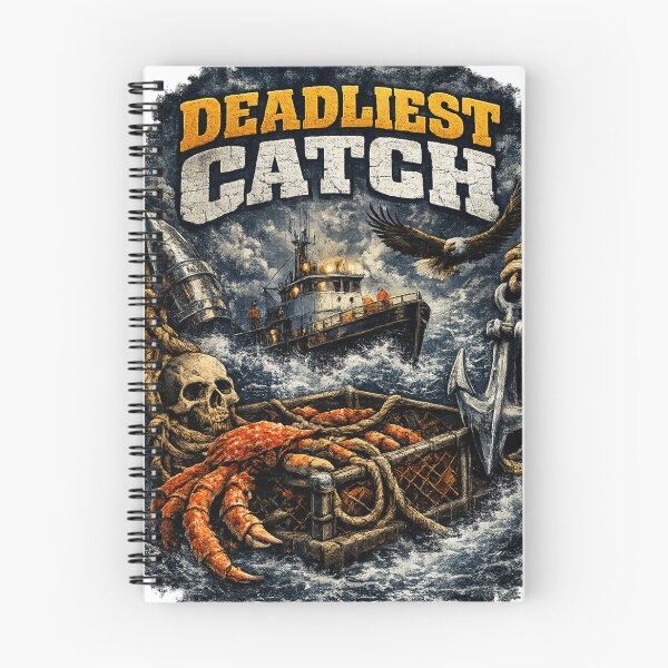 Item preview, Deadliest Catch Vintage Crab Fishing Design designed and sold by Paletteorama.