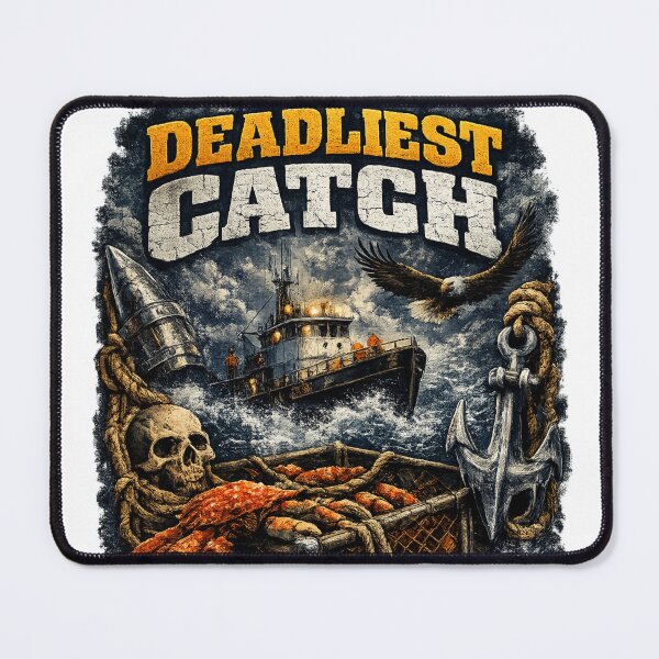 Item preview, Deadliest Catch Vintage Crab Fishing Design designed and sold by Paletteorama.