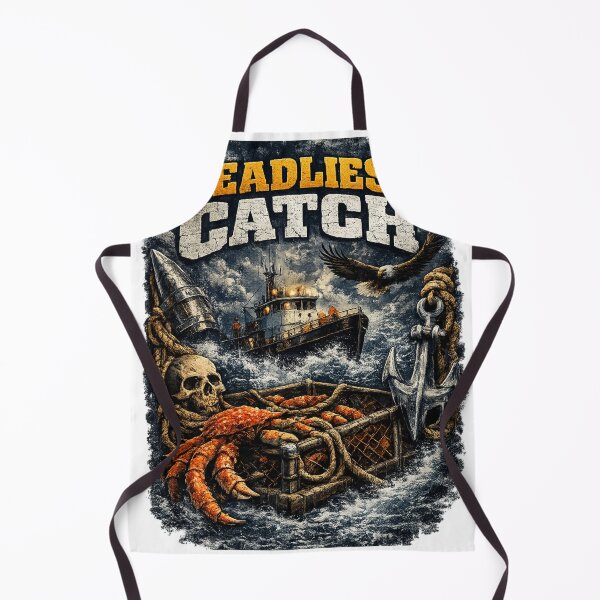 Item preview, Deadliest Catch Vintage Crab Fishing Design designed and sold by Paletteorama.