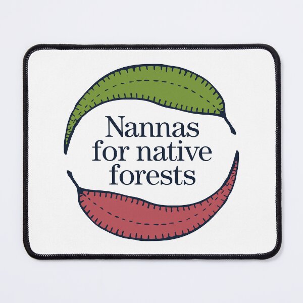 Item preview, Nannas for Native Forests (logo on white) designed and sold by RedCloudDesign.
