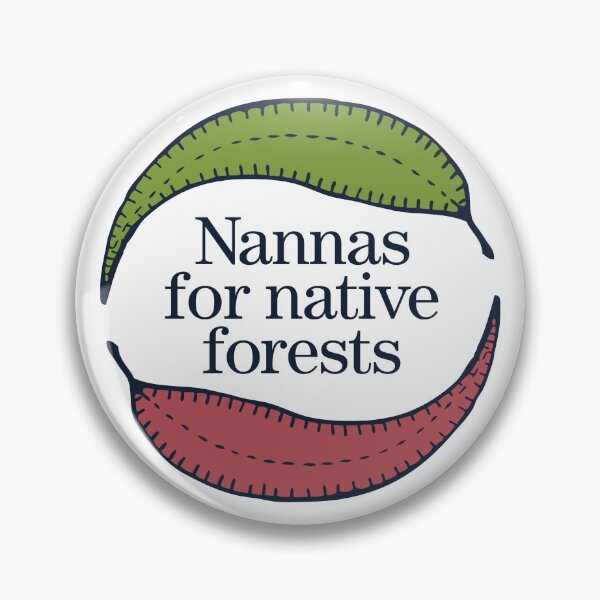 Item preview, Nannas for Native Forests (logo on white) designed and sold by RedCloudDesign.