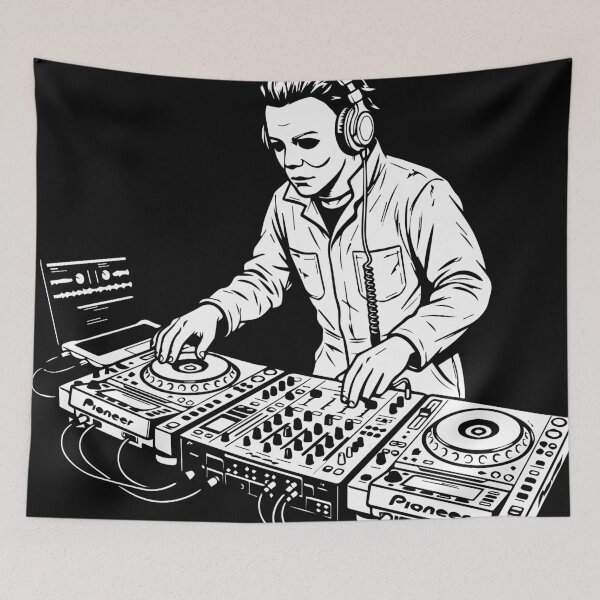 Item preview, Michael Myers Halloween DJ - Spooky Slasher Beats designed and sold by Brexmore3.