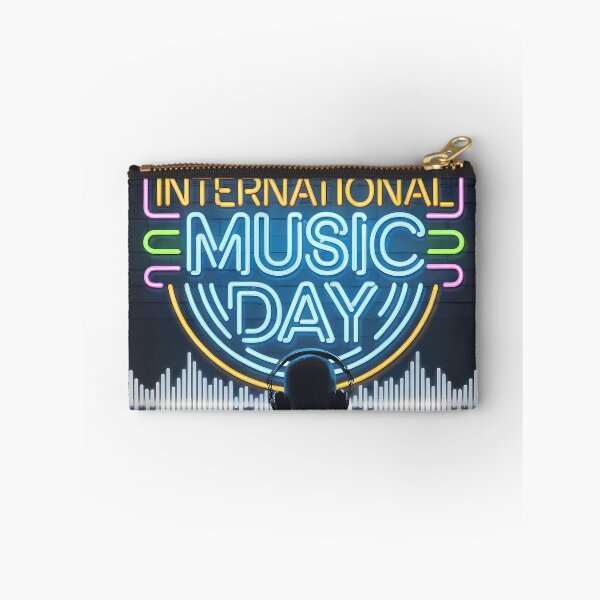 Item preview, Neon DJ Vibes - International Music Day designed and sold by Art-Arcade6.