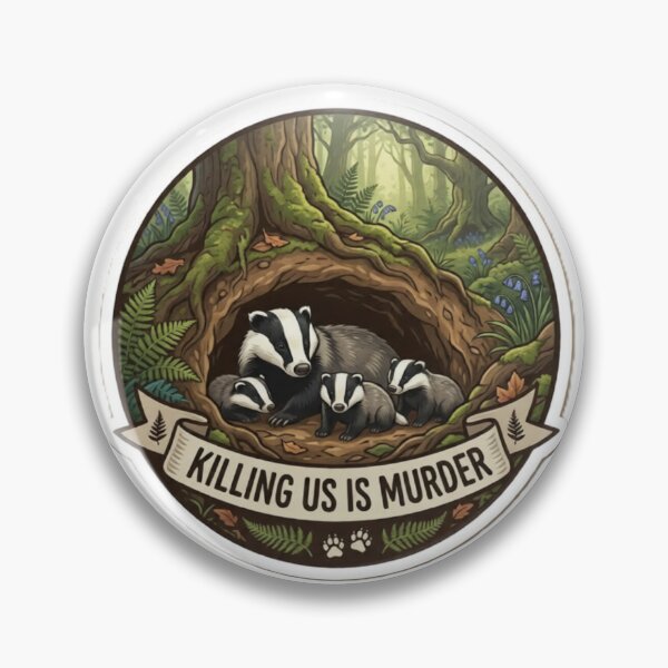 Item preview, Killing Badgers is Murder designed and sold by Kirrindy Designs.