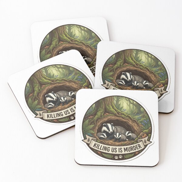 Item preview, Killing Badgers is Murder designed and sold by Kirrindy Designs.