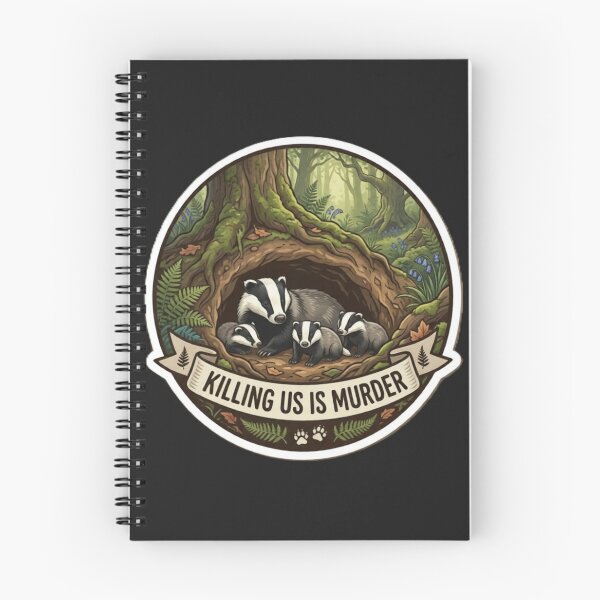 Item preview, Killing Badgers is Murder designed and sold by Kirrindy Designs.