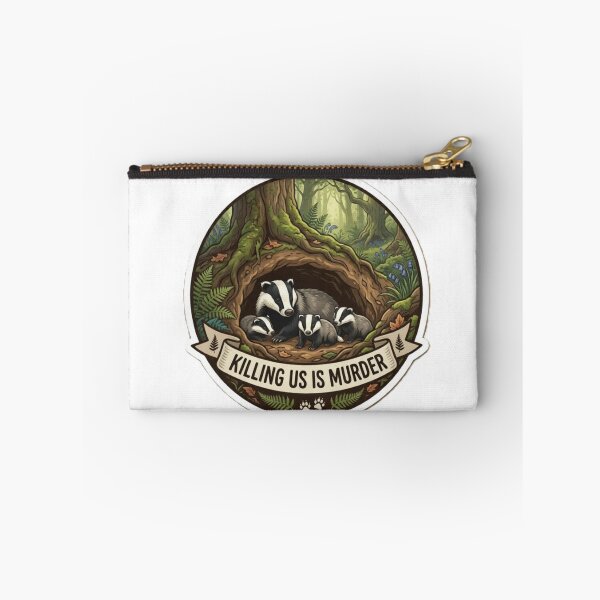Item preview, Killing Badgers is Murder designed and sold by Kirrindy Designs.