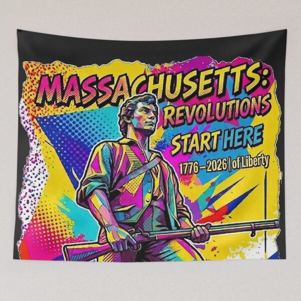 Item preview, Revolutionary Spirit: 250 Years of Liberty Pop Art designed and sold by rygenr8.
