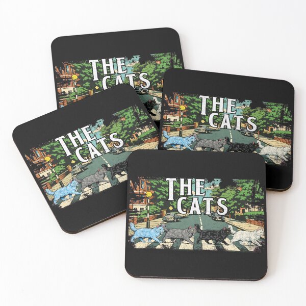 Item preview, The Cats - Retro Abbey Road designed and sold by Nacho Average Designs.
