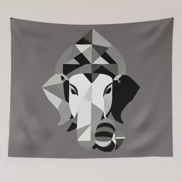 Item preview, Ganesha Abstract designed and sold by ViaARTfactory.