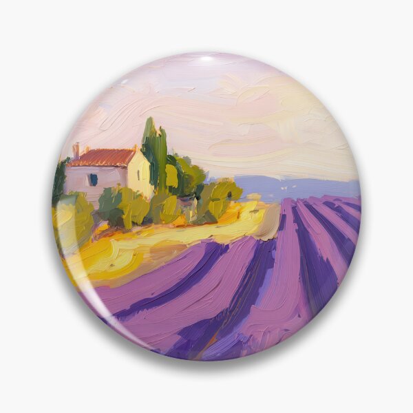 Item preview, lavender field painting designed and sold by psychoshadow.