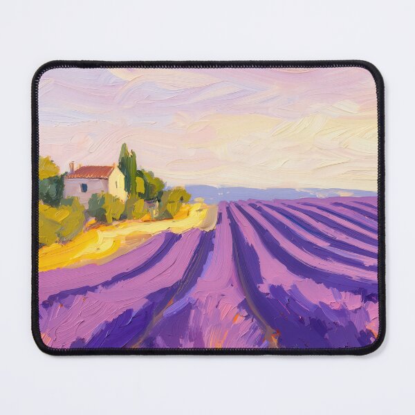Item preview, lavender field painting designed and sold by psychoshadow.