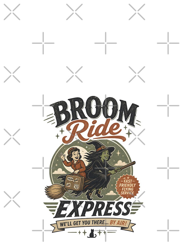 Thumbnail 4 of 4, iPhone Case, Broom Ride Express designed and sold by CreativePrints3.