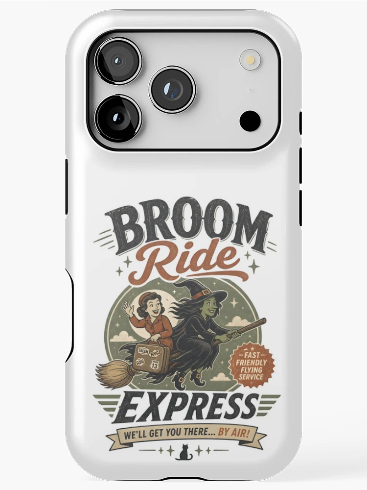 Thumbnail 1 of 4, iPhone Case, Broom Ride Express designed and sold by CreativePrints3.