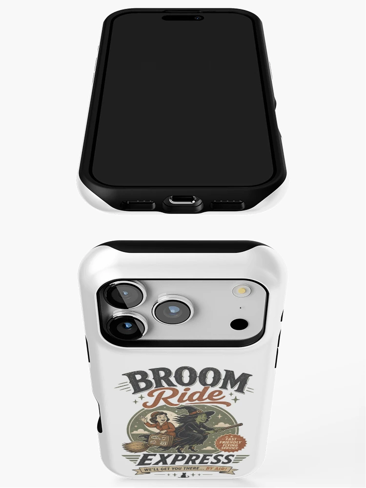 Thumbnail 3 of 4, iPhone Case, Broom Ride Express designed and sold by CreativePrints3.