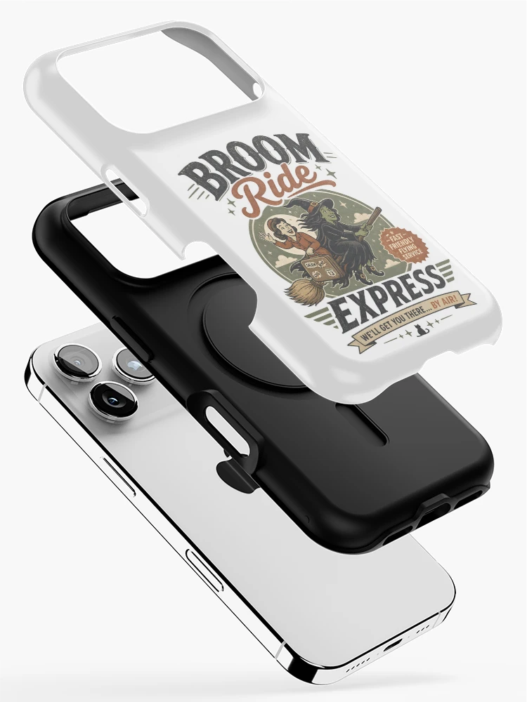Thumbnail 2 of 4, iPhone Case, Broom Ride Express designed and sold by CreativePrints3.