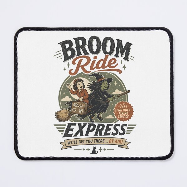 Item preview, Broom Ride Express designed and sold by CreativePrints3.