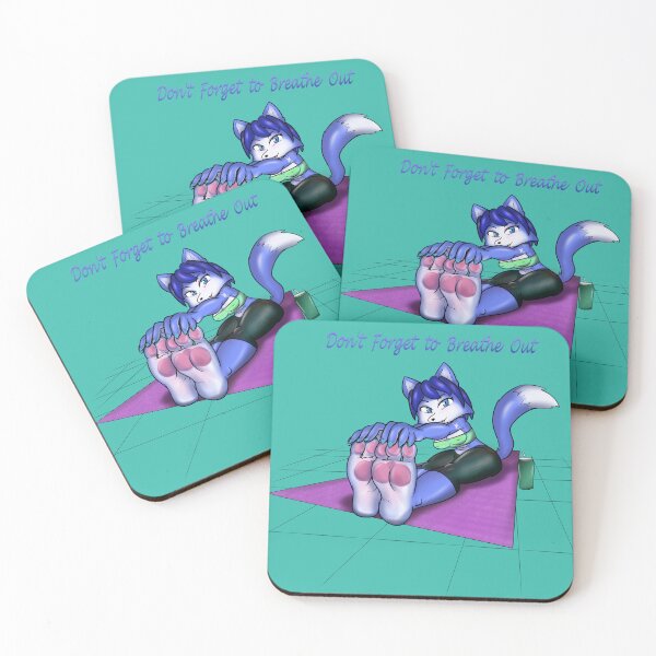 Item preview, Krystal Touching Toes Yoga Stretching sexy furry paws designed and sold by Te0L0ser .
