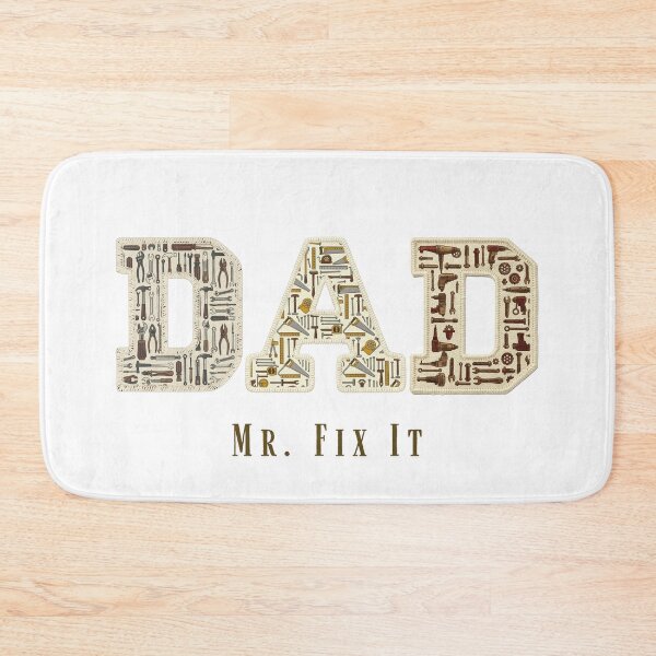 Item preview, Mr Fix It Dad Shirt Handyman Tools Faux Patchwork Builder Dad Fathers Day Gift Tee designed and sold by Panom Suavichien.