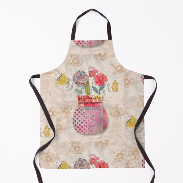 Item preview, Modern Floral Digital Collage – Polka Dots, Damask, and Botanical Art designed and sold by artbydonyale.