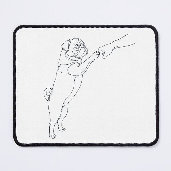 Item preview, Vintage Pug Paw Friend Dog Mom Dad Lover designed and sold by DoodleTortle.