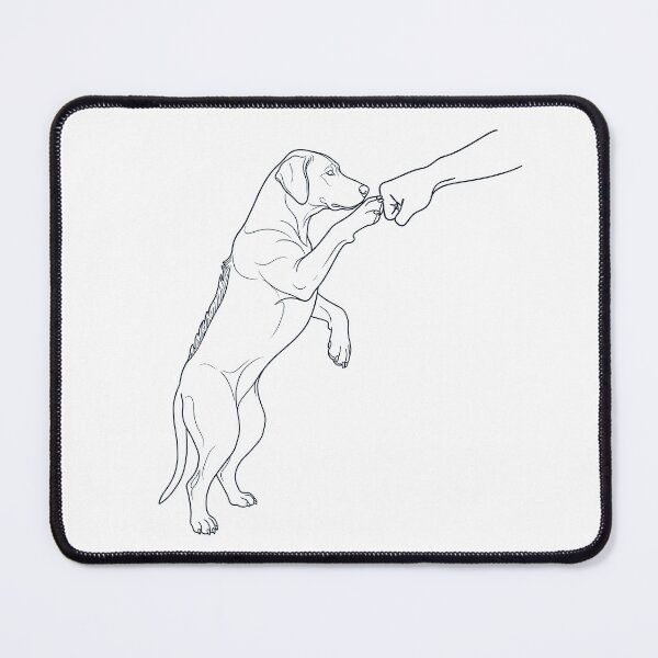 Item preview, Vintage Rhodesian Ridgeback Paw Friend Dog Mom Dad Lover designed and sold by DoodleTortle.