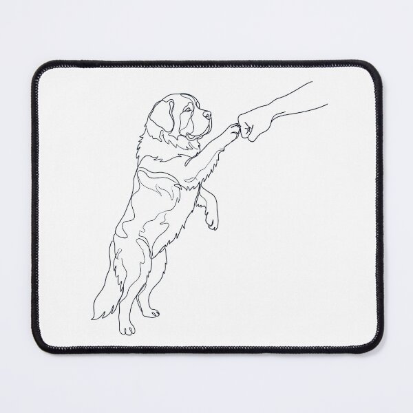 Item preview, Vintage Saint Bernard Paw Friend Dog Mom Dad Lover designed and sold by DoodleTortle.