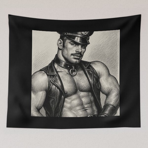 Item preview, Gay Leather Bar Series Daddy Leder Pride Graphic Design designed and sold by ItsAKinkThing.