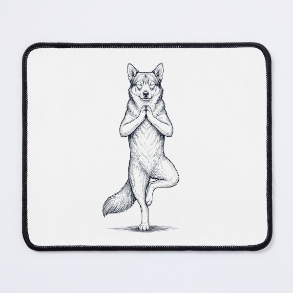Item preview, Vintage Swedish Vallhund Yoga Tree Pose Dog Mom Lover designed and sold by TerryConnells.