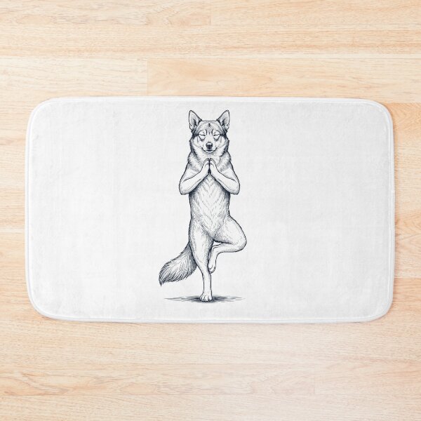 Item preview, Vintage Swedish Vallhund Yoga Tree Pose Dog Mom Lover designed and sold by TerryConnells.